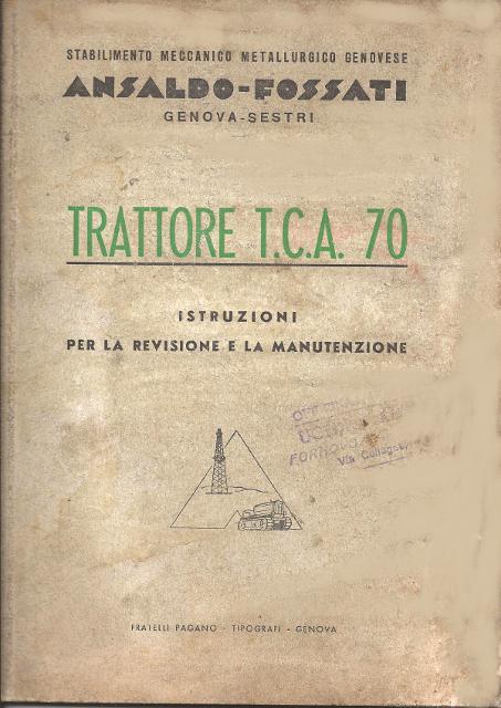 Ansaldo-Fossati Trattore T.C.A. 70
